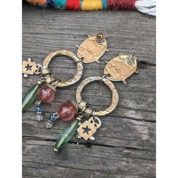 Bohemian Vintage Southwestern Earrings - Picture 5 of 9